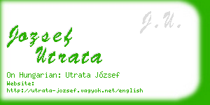 jozsef utrata business card